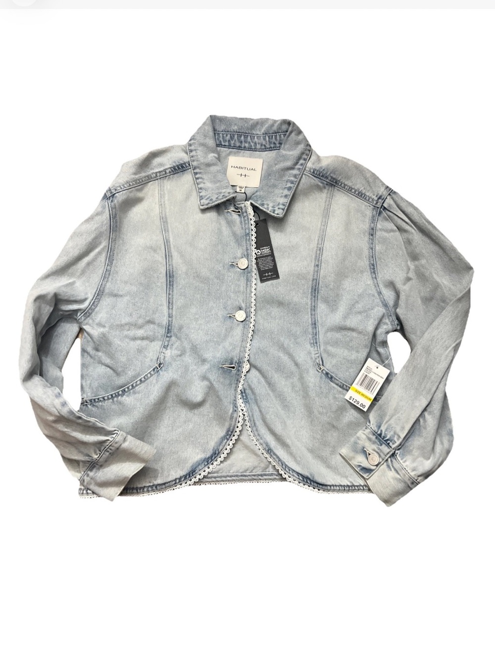 Habitual Womens Denim  jacket Sz medium